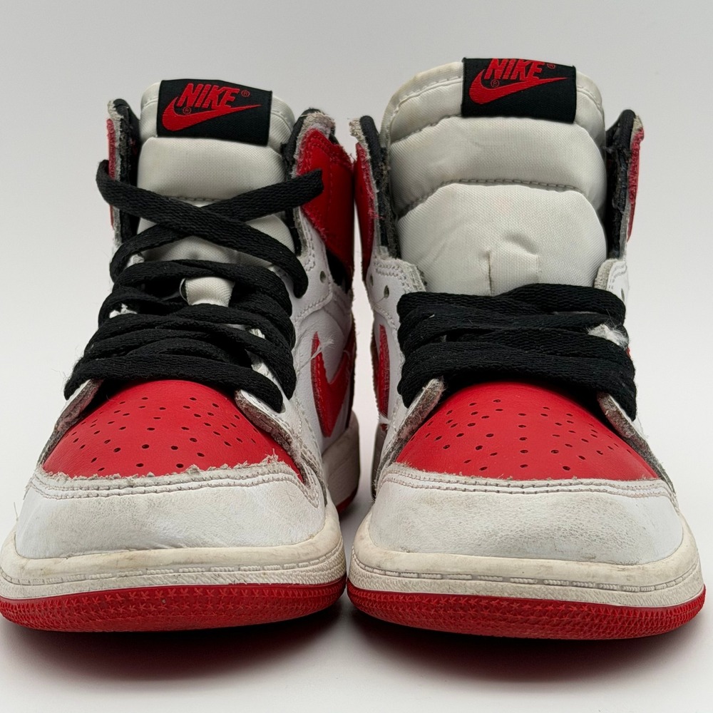 Jordan Air Jordan 1 Mid (GS) Chicago White/Gym Red-Black AQ2664-161 Size 3Y - Picture 5 of 14